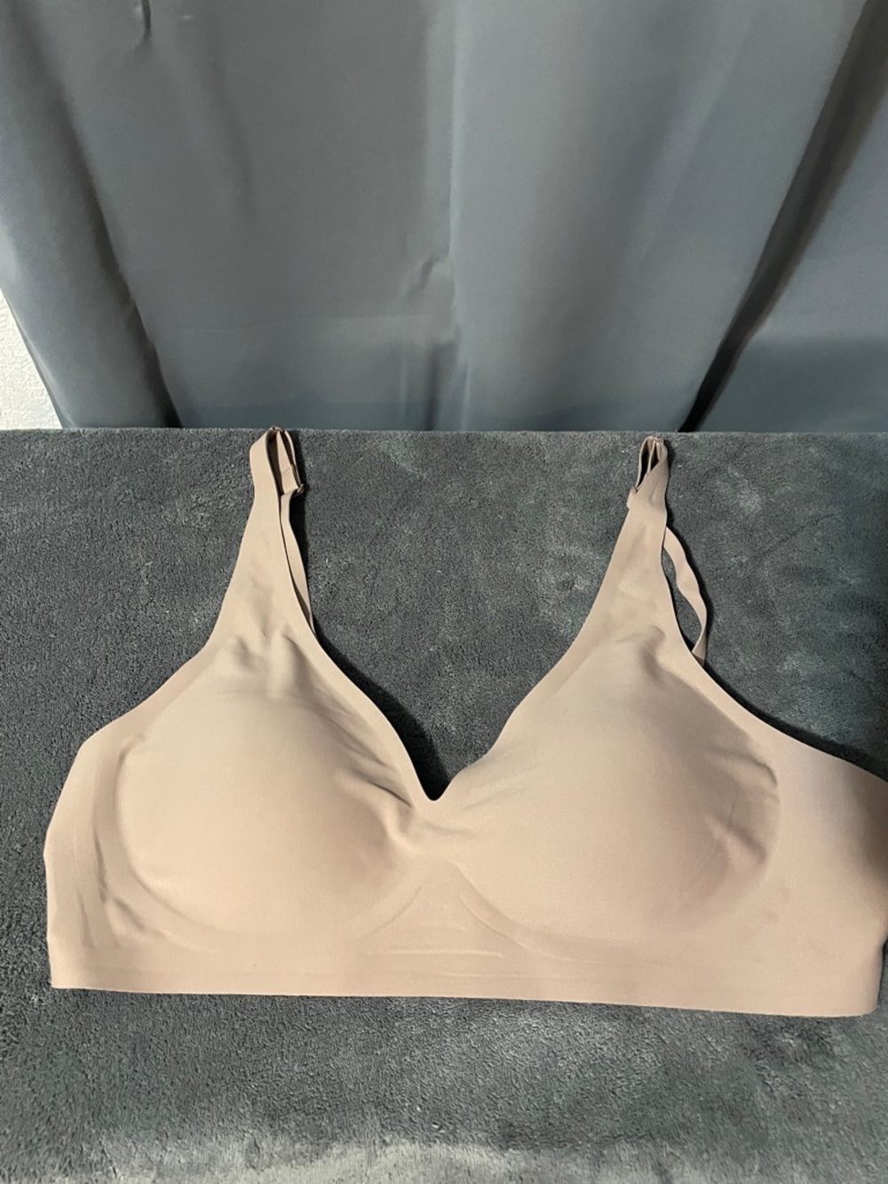 Everyday Smooth Wireless T shirt lightly padded Bra in Plum brown